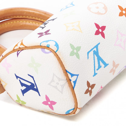 Louis Vuitton Monogram Multicolor Mini Sac HL Speedy White 5 of 7