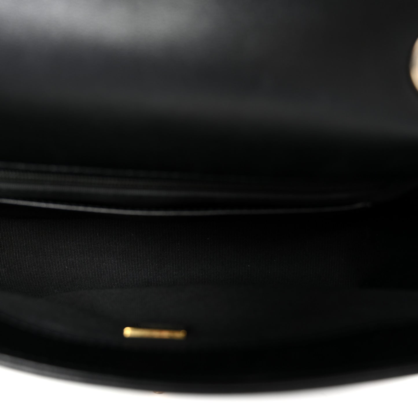 Lambskin Quilted Bicolor Flap Black Beige