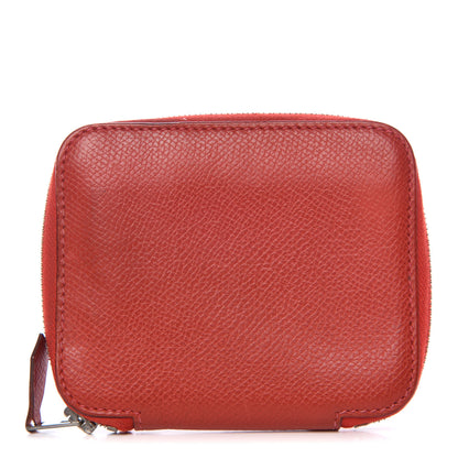 Hermes Epsom Globe Trotter Zip Agenda PM Rouge Casaque 1 of 12