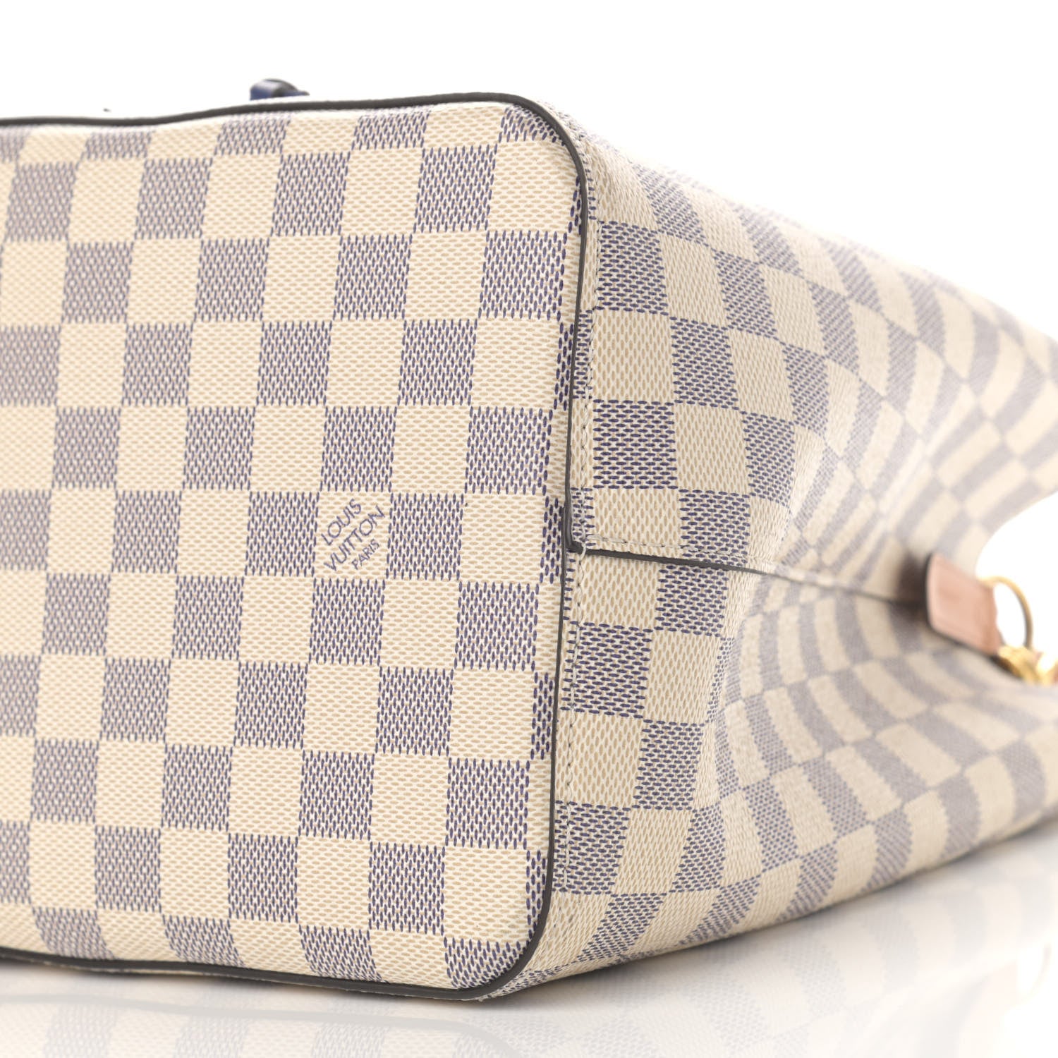 Louis Vuitton Damier Azur Braided Neonoe MM Blue 10 of 12