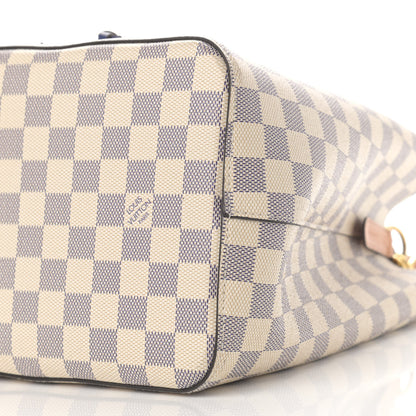 Louis Vuitton Damier Azur Braided Neonoe MM Blue 10 of 12