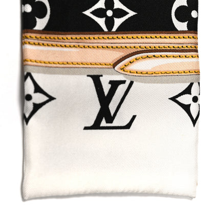 Louis Vuitton Silk Monogram Confidential Bandeau Black 4 of 4