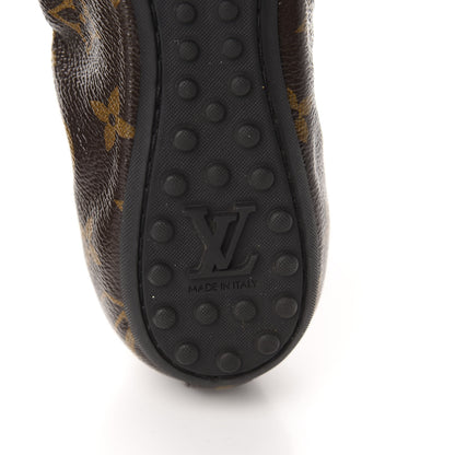 Louis Vuitton Monogram Flirty Ballerina Flats 39 Black 8 of 10