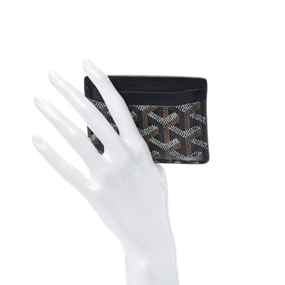 Goyard Goyardine Saint Sulpice Card Holder Black 2 of 9
