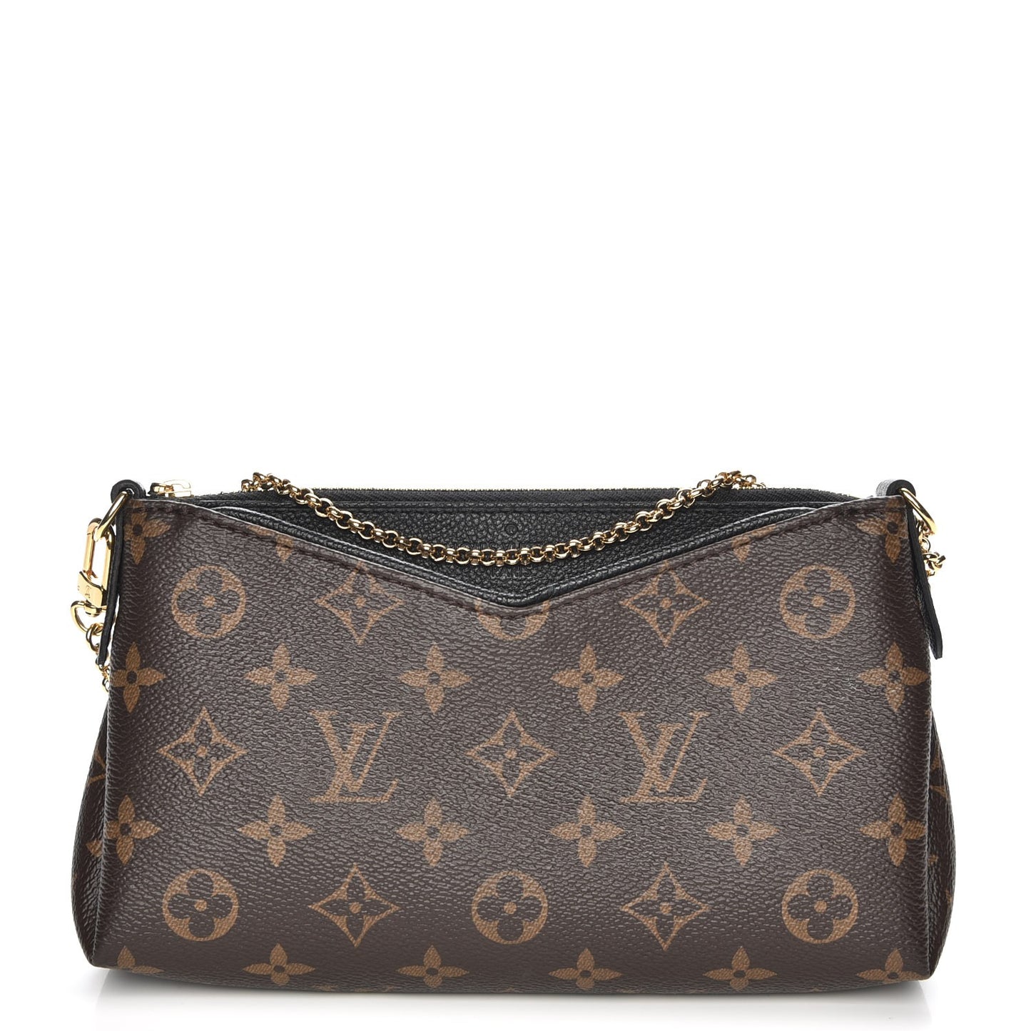 Monogram Pallas Clutch Black