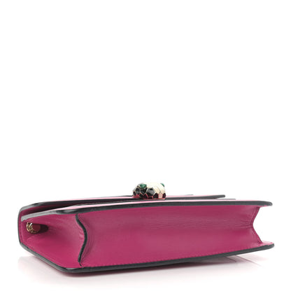 Bulgari Calfskin Serpenti Forever Crossbody Bag Plum 4 of 10