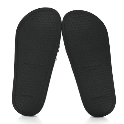 Givenchy Rubber Logo Pool Slide Sandals 37 Black 5 of 9