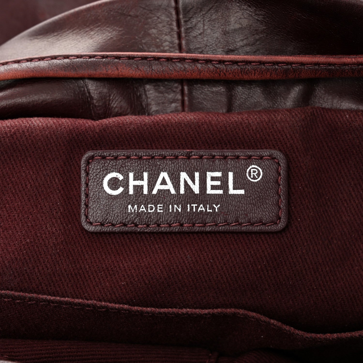 Chanel Glazed Calfskin Quilted Large Salzburg Backpack Burgundy 6 of 14