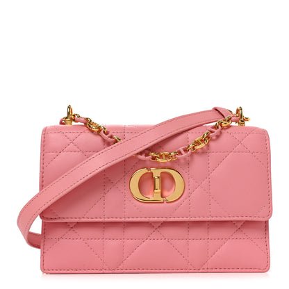 Christian Dior Lambskin Macrocannage Mini Miss Caro Bag Pink 1 of 11