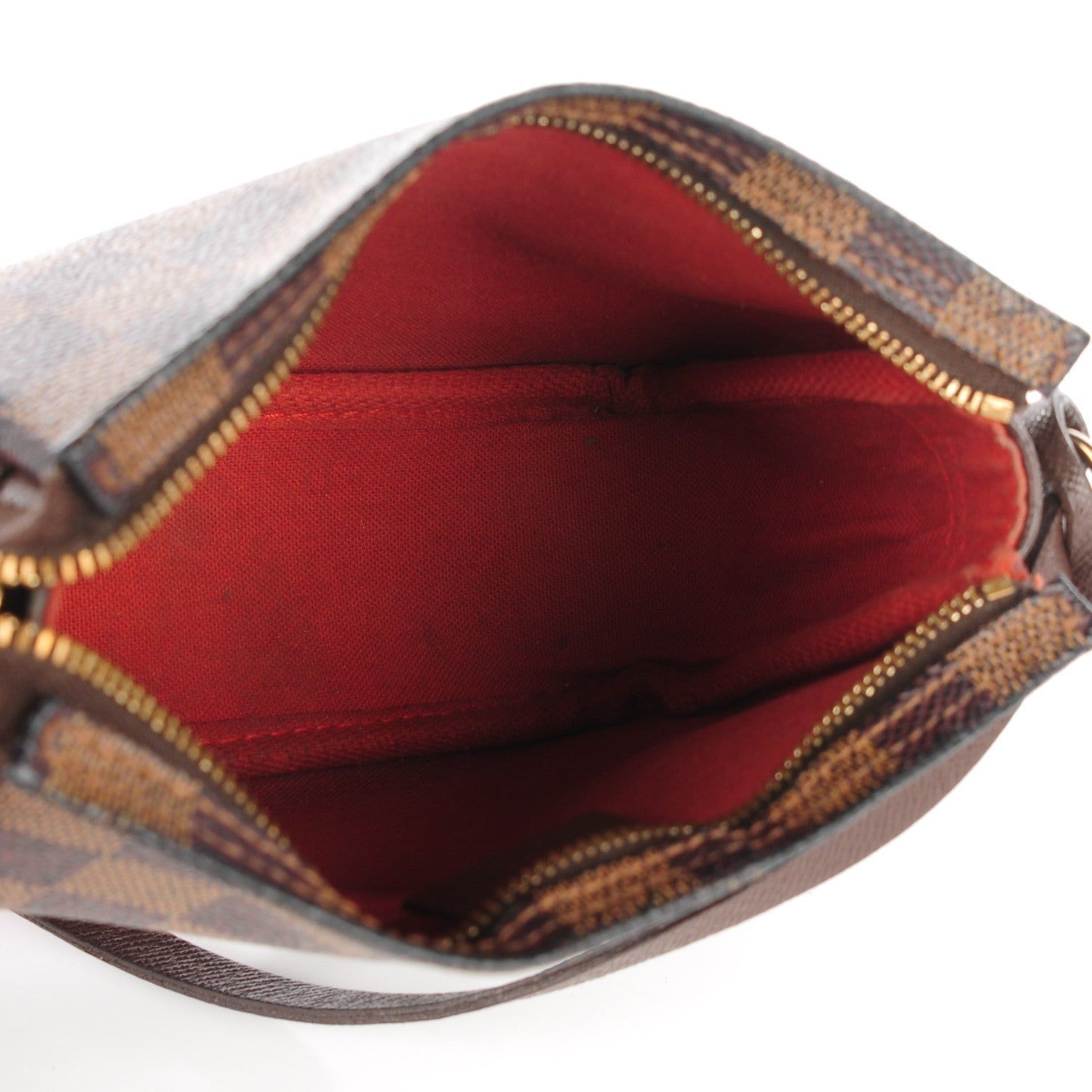 Louis Vuitton Damier Ebene Trousse Make Up Bag Pochette 8 of 9