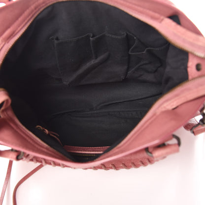 Balenciaga Agneau Classic Hardware Town Rose Bruyere 5 of 13
