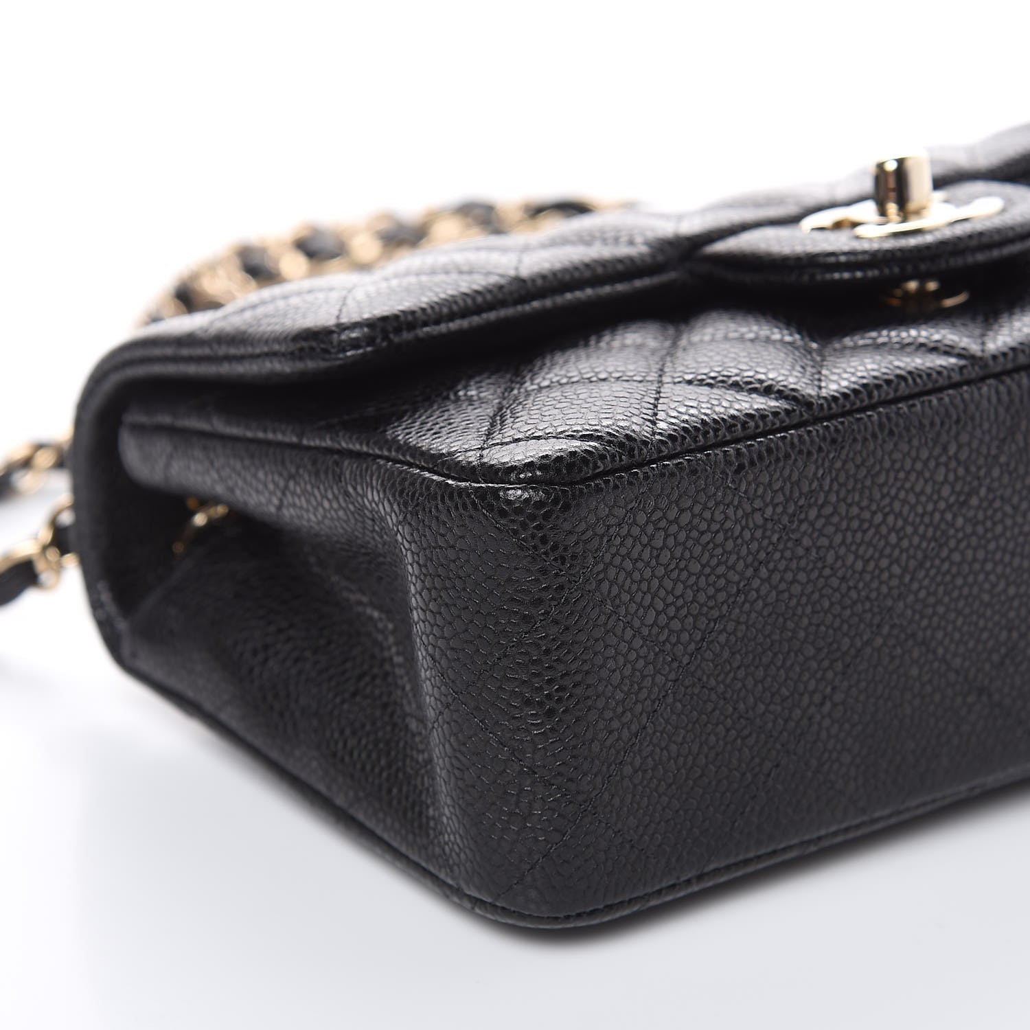 Chanel Caviar Quilted Mini Rectangular Flap Black 8 of 10