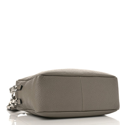 Prada Vitello Daino Soft Medium Double Zip Shoulder Bag Argilla 4 of 9