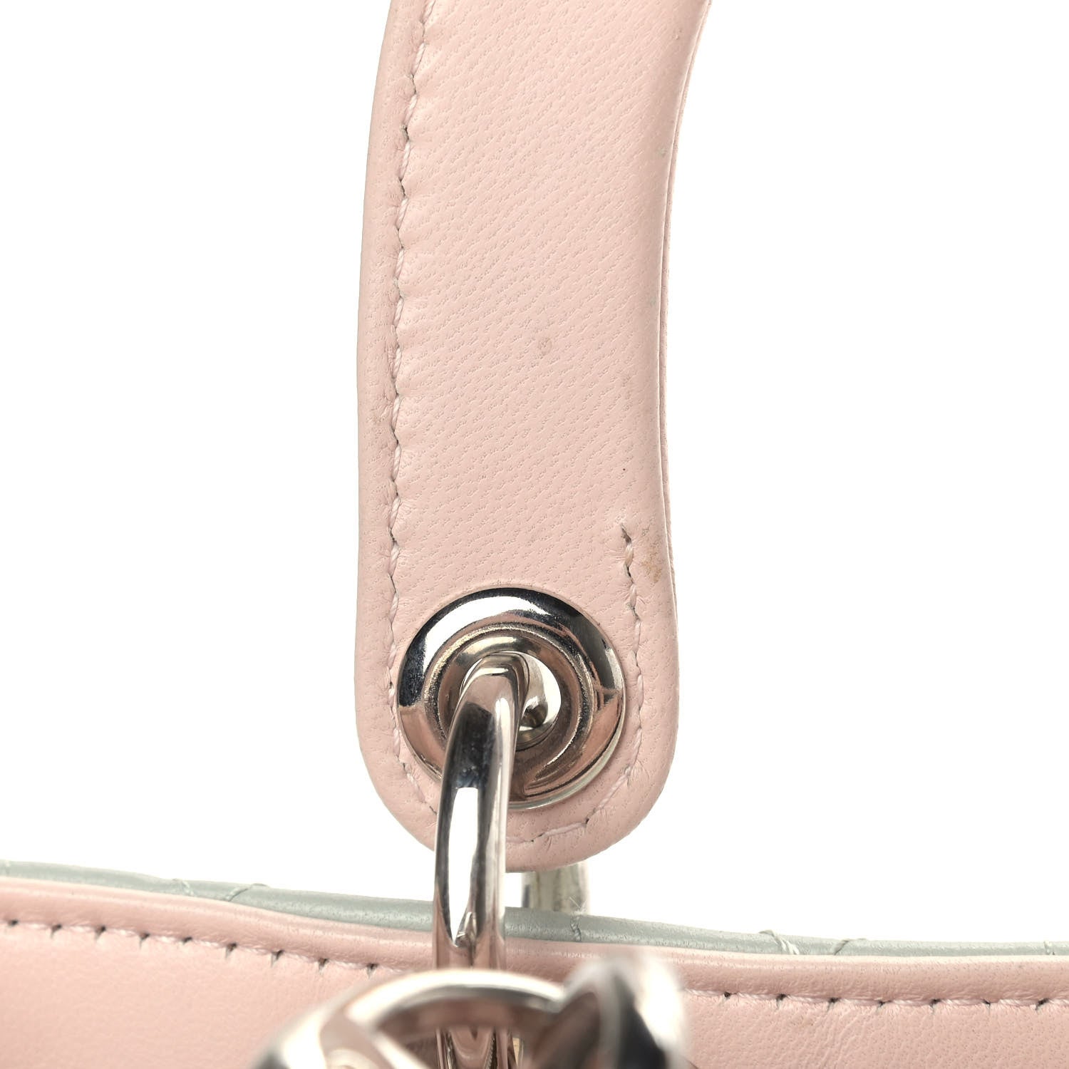 Christian Dior Lambskin Cannage Medium Tri-Color Lady Dior Multicolor 14 of 15