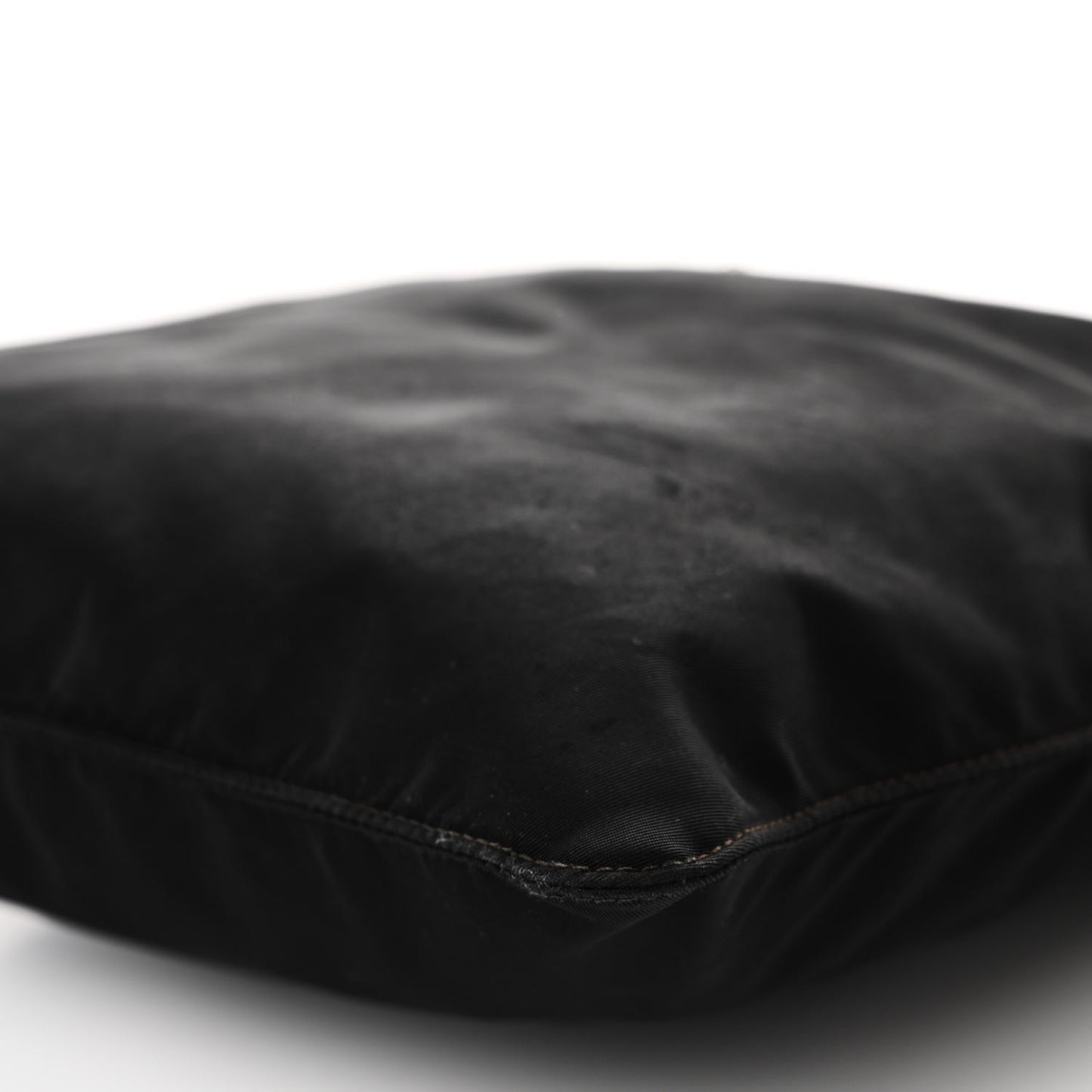 Nylon Vela Flat Messenger Bag Black