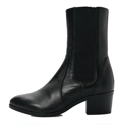 Chanel Calfskin Elastic Short Boots 35.5 Black 1 of 6