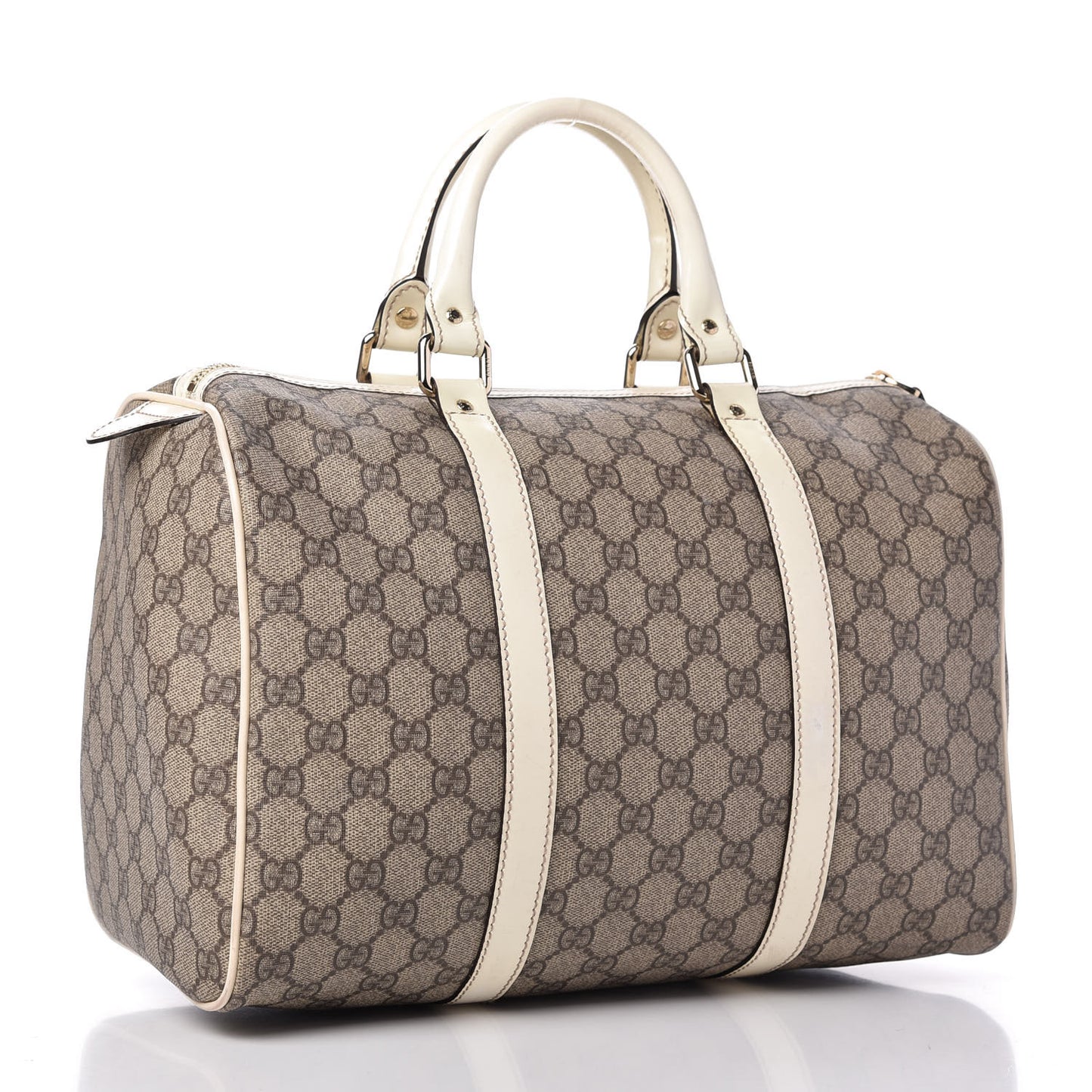 GG Plus Monogram Joy Medium Boston Off White