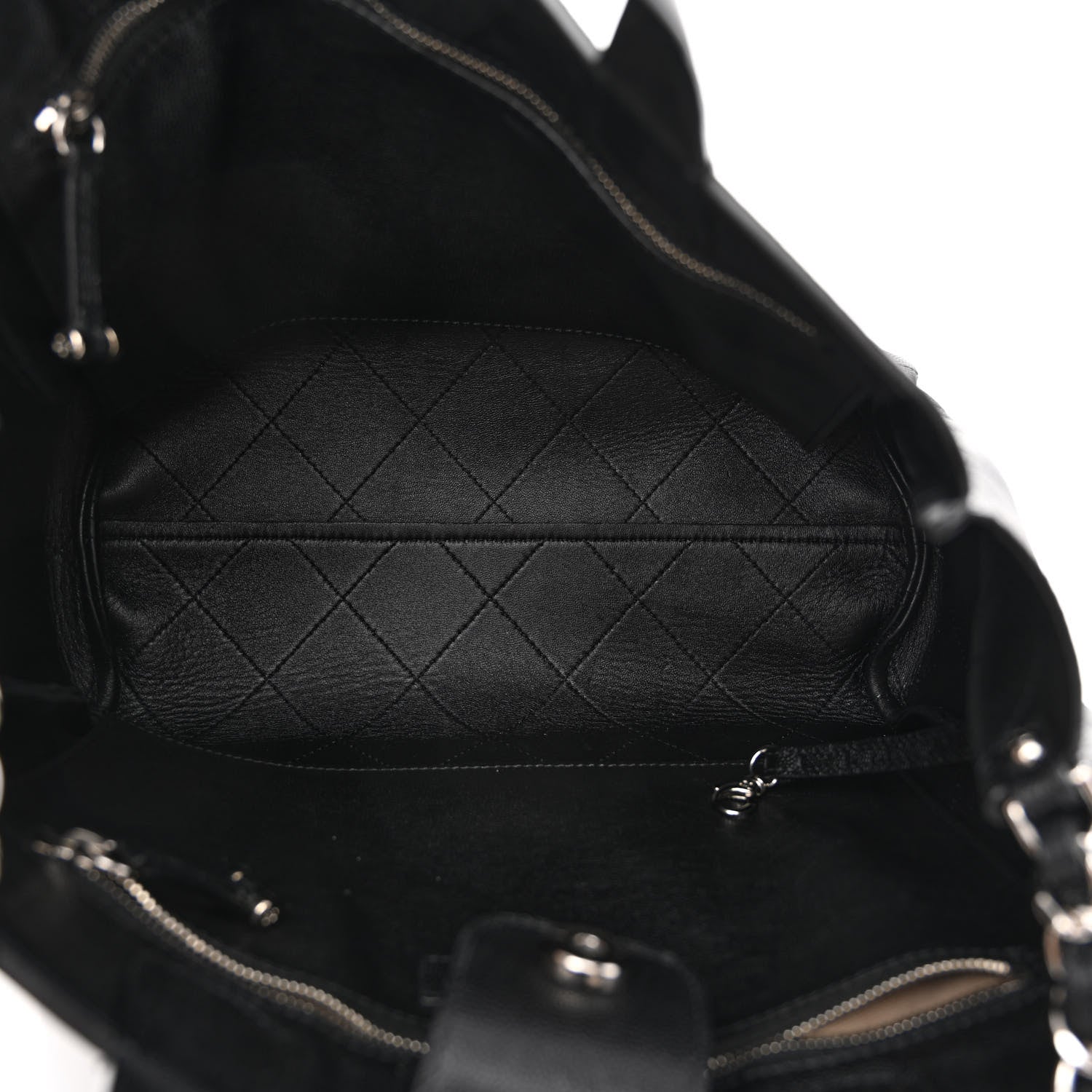 Chanel Caviar Stitched Medium Lady Coco Shopping Tote Black 5 of 10
