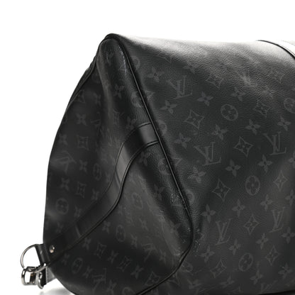 Louis Vuitton Monogram Eclipse Keepall Bandouliere 55 6 of 15
