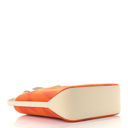 Hermes Swift H Canvas Cabas H En Biais 27 Feu Framboise Nata 4 of 11
