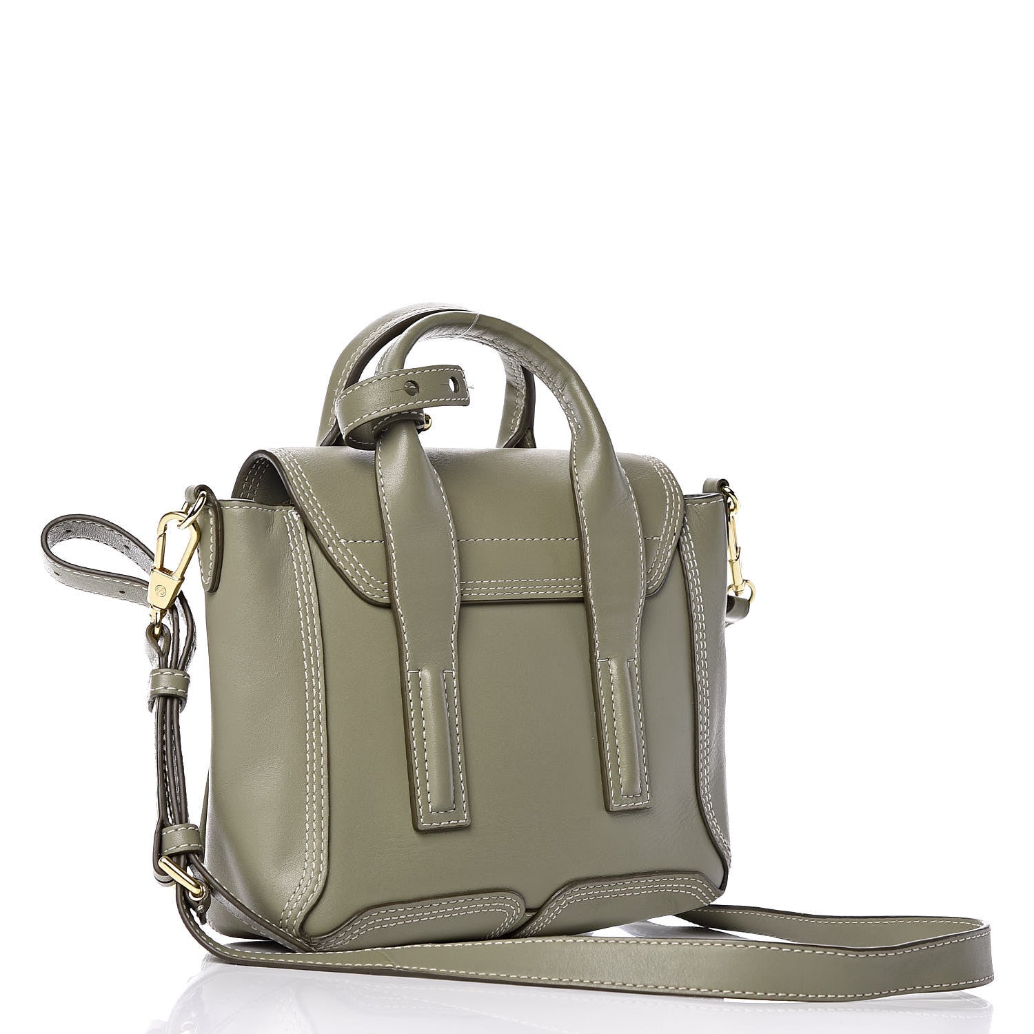 3.1 Phillip Lim 3.1 Calfskin Mini Pashli Satchel Sage 3 of 12