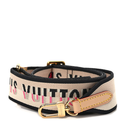Louis Vuitton Jacquard Speedy Bandouliere 20 Shoulder Strap Black 1 of 3
