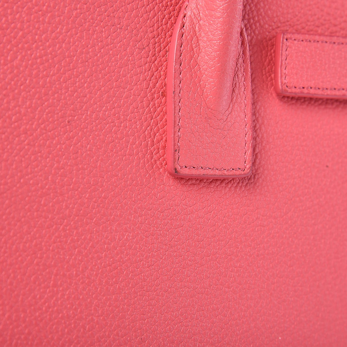 Grained Calfskin Baby Sac De Jour Rose Clair