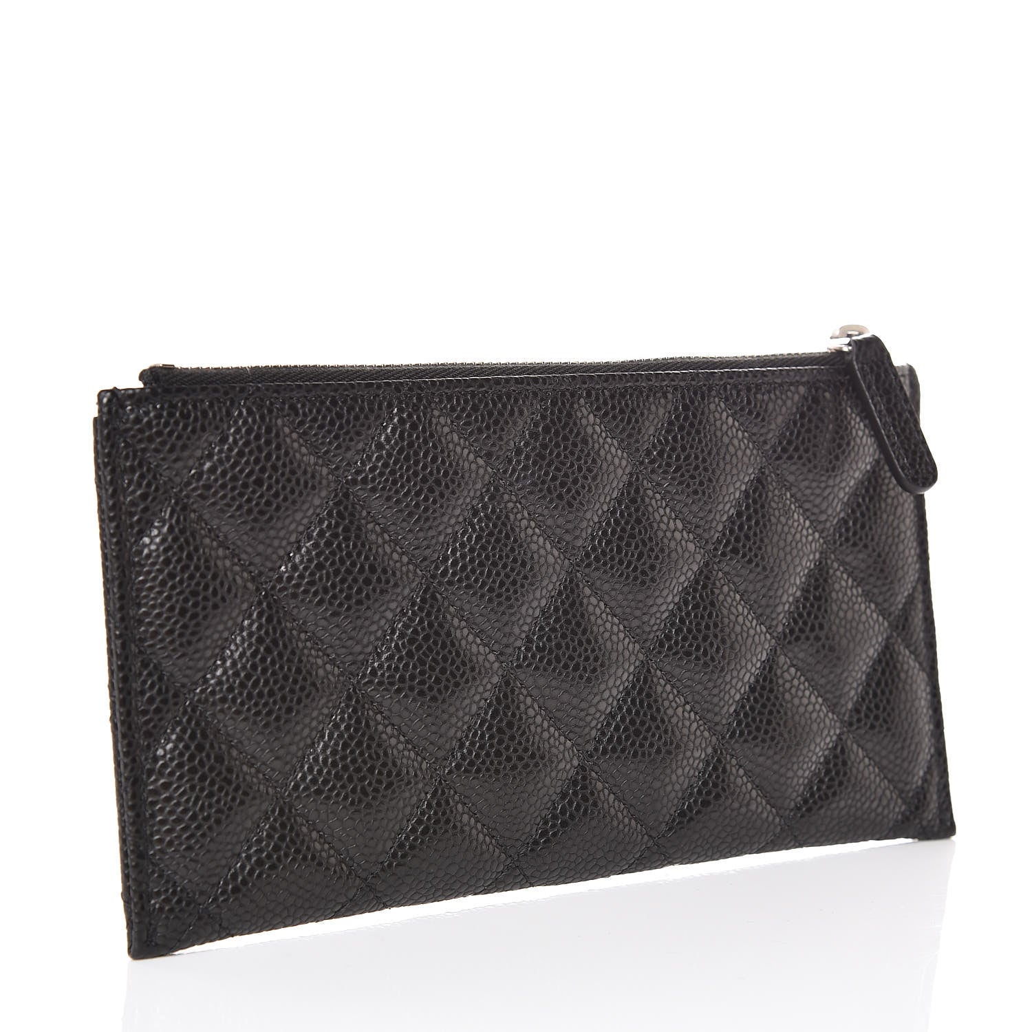 Chanel Caviar Quilted Classic Zip Pouch Black 3 of 8