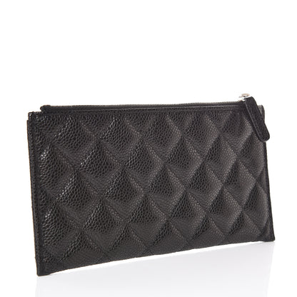 Chanel Caviar Quilted Classic Zip Pouch Black 3 of 8