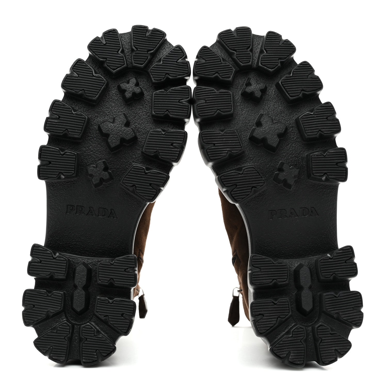 Prada Suede Monolith Chelsea 55mm Boots 37 Moro 6 of 9