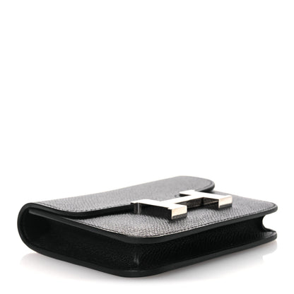 Hermes Epsom Constance Slim Wallet Black 5 of 9