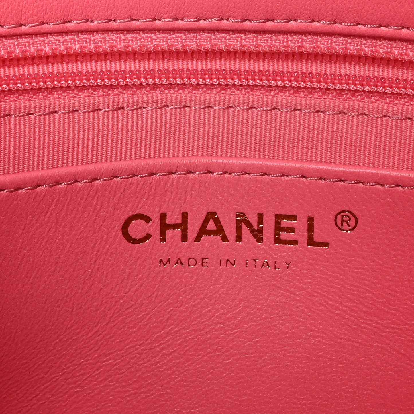 Lambskin Quilted Large CC Funky Town Flap Pink