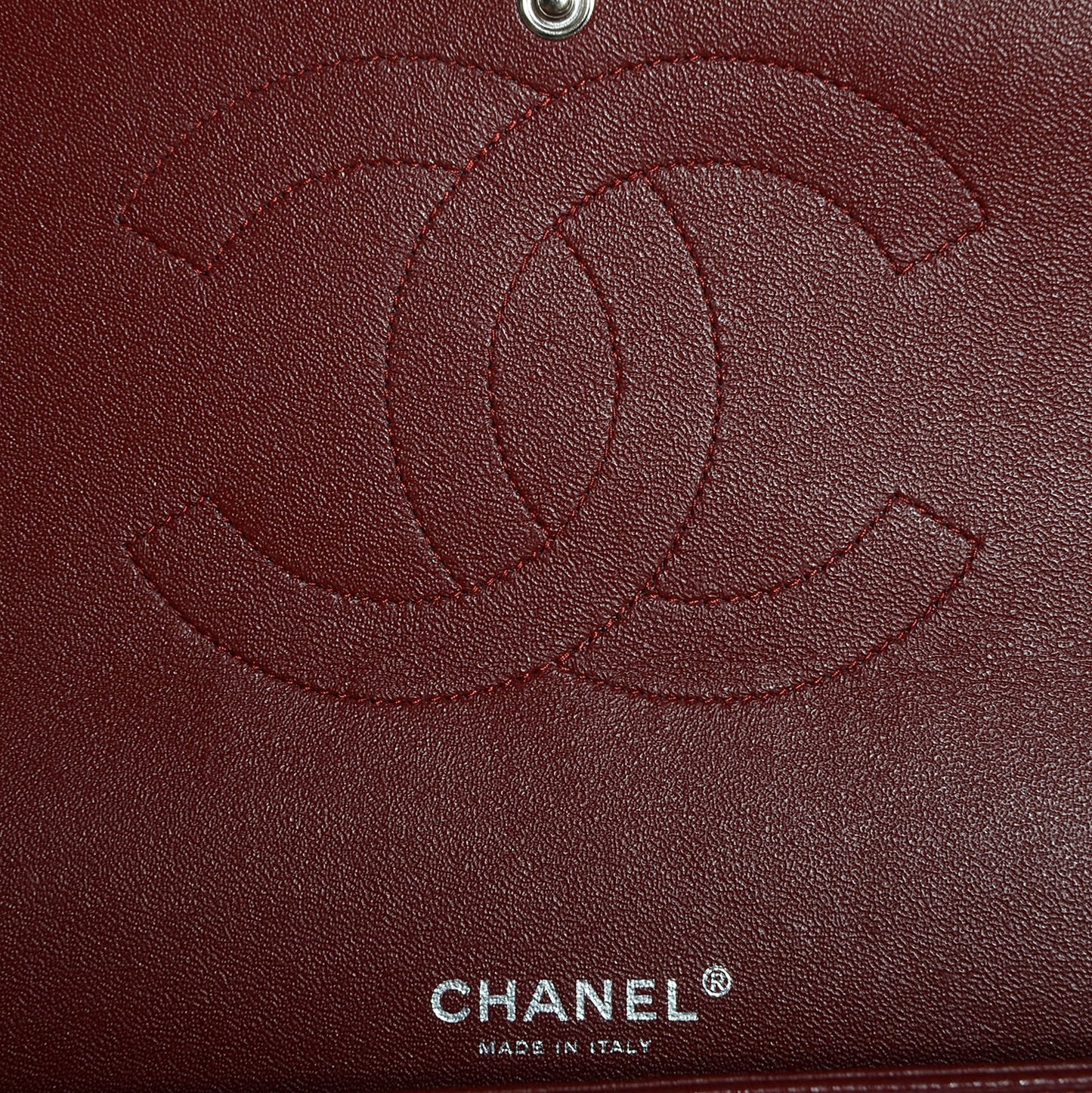 Caviar Quilted Maxi Double Flap Red