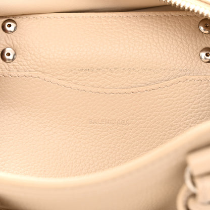 Balenciaga Grained Calfskin Neo Classic Silver Hardware Mini City Cream 6 of 11