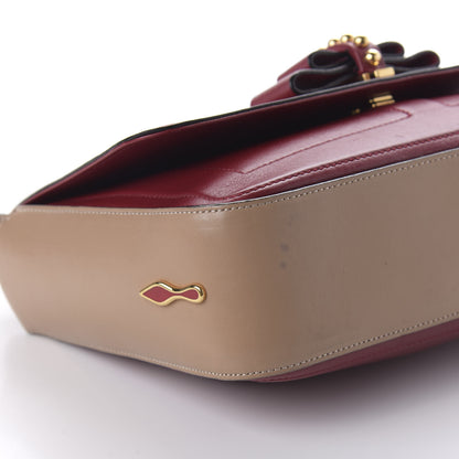 Christian Louboutin Soft Calfskin Small Sweety Charity Shoulder Bag Nude Red 6 of 9