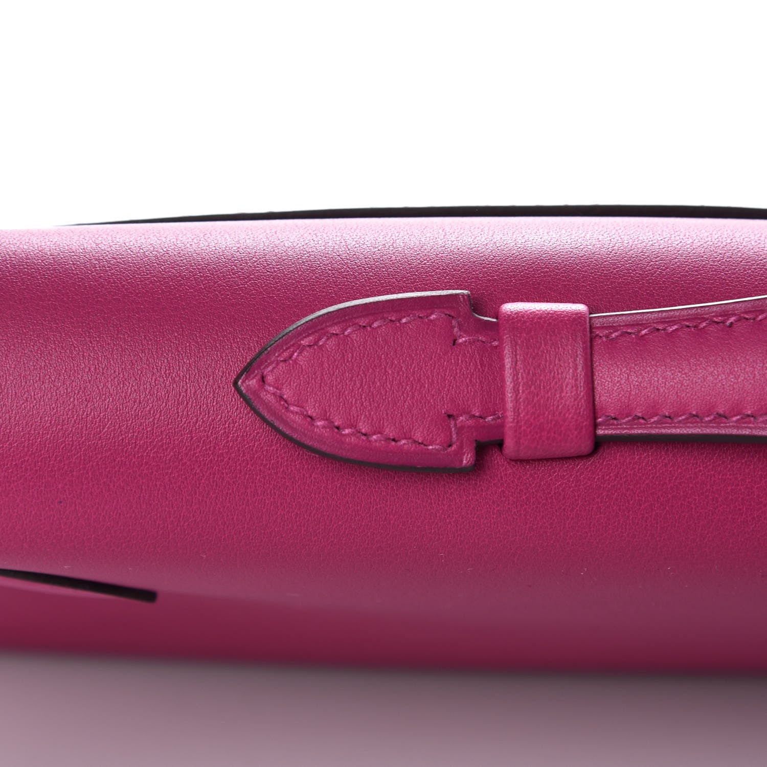 Hermes Swift Kelly Cut Clutch Pochette Rose Pourpre 17 of 22