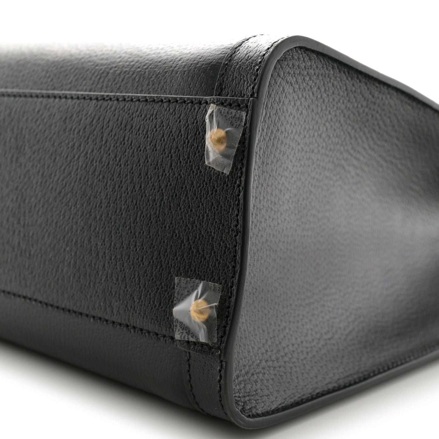 Wonka Grain Calfskin Large Diana Tote Bag Black