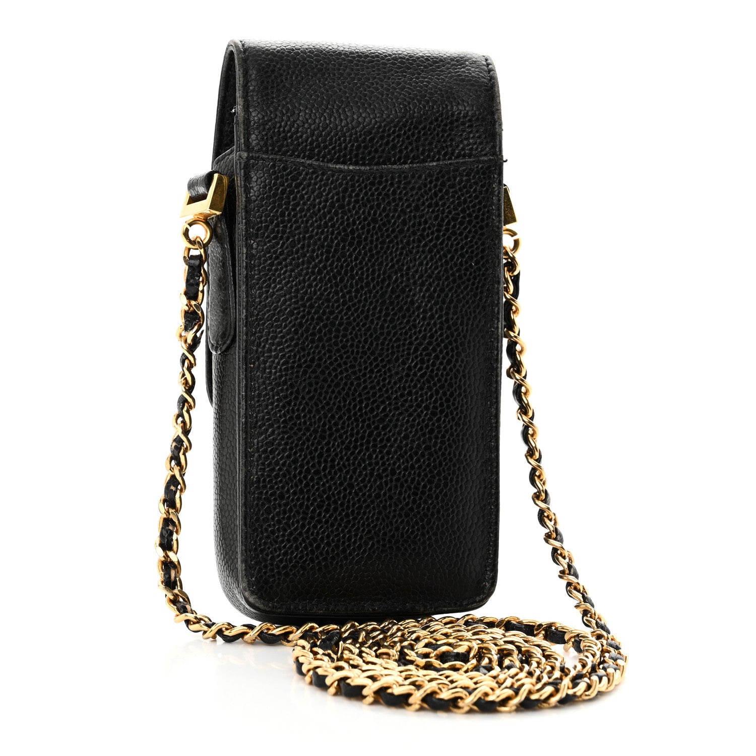 Chanel Caviar Phone Holder Crossbody Black 3 of 10