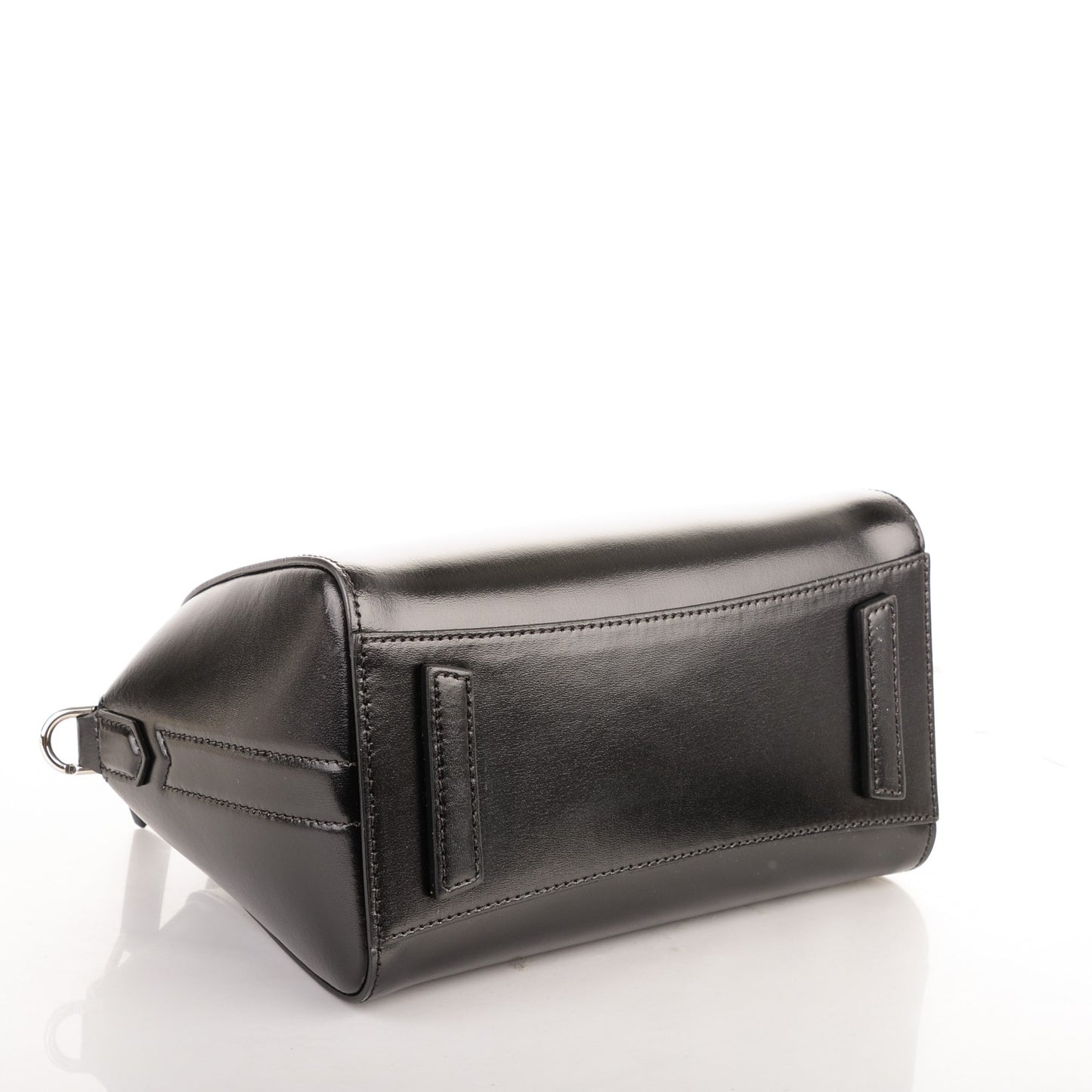Shiny Lord Calfskin Mini Antigona Black