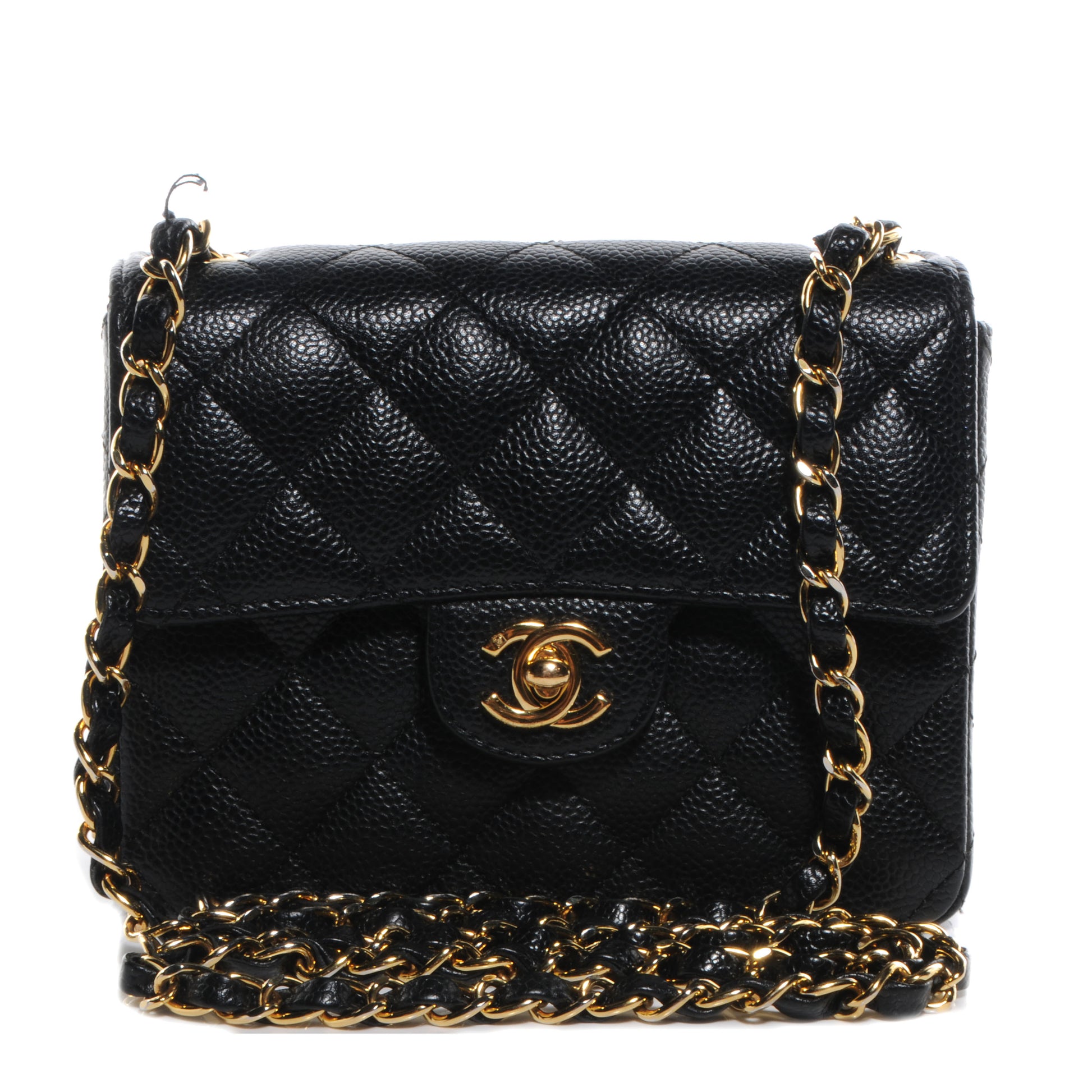 Chanel Caviar Mini Square Flap Black 1 of 9