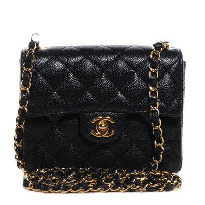 Chanel Caviar Mini Square Flap Black 1 of 9