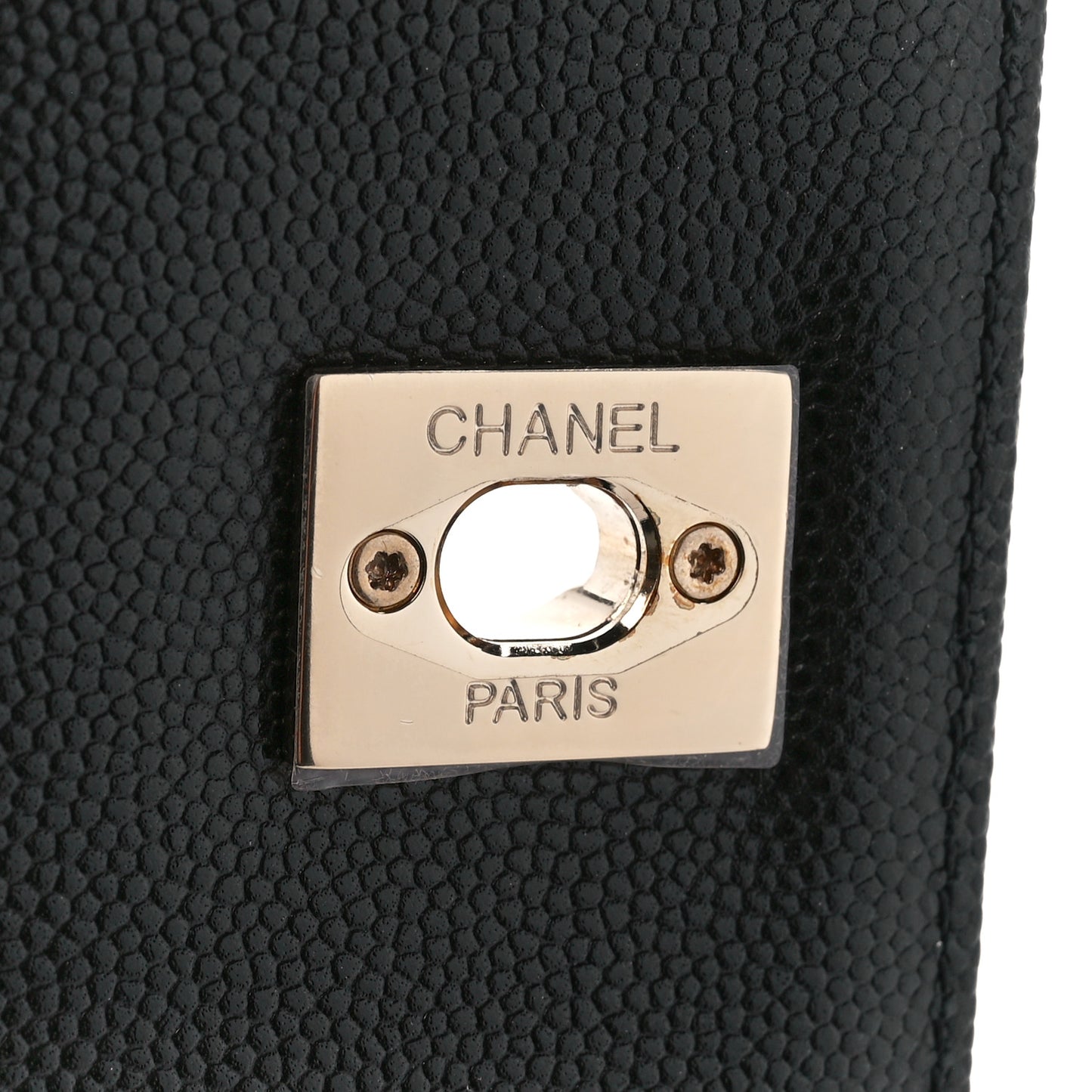 Caviar Quilted Small Coco Handle Flap Black