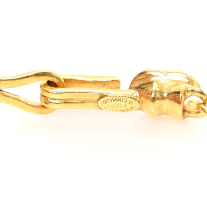Chanel Metal Mirror Necklace Gold 4 of 4
