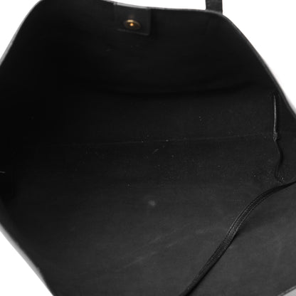 Saint Laurent Calfskin Large Shopping Tote Black 4 of 10