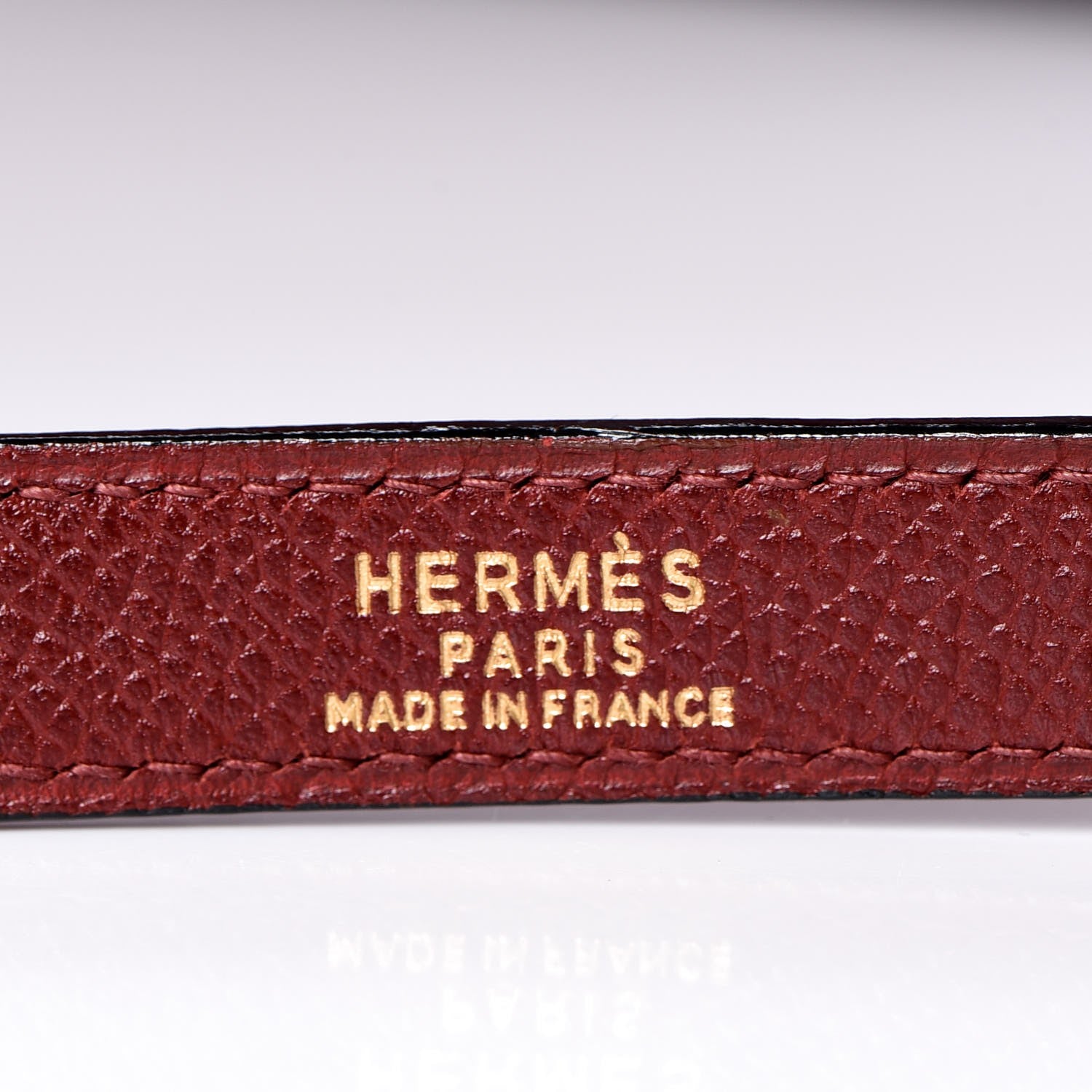 Hermes Courchevel Kelly Sellier 32 Rouge H 17 of 39