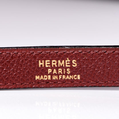 Hermes Courchevel Kelly Sellier 32 Rouge H 17 of 39