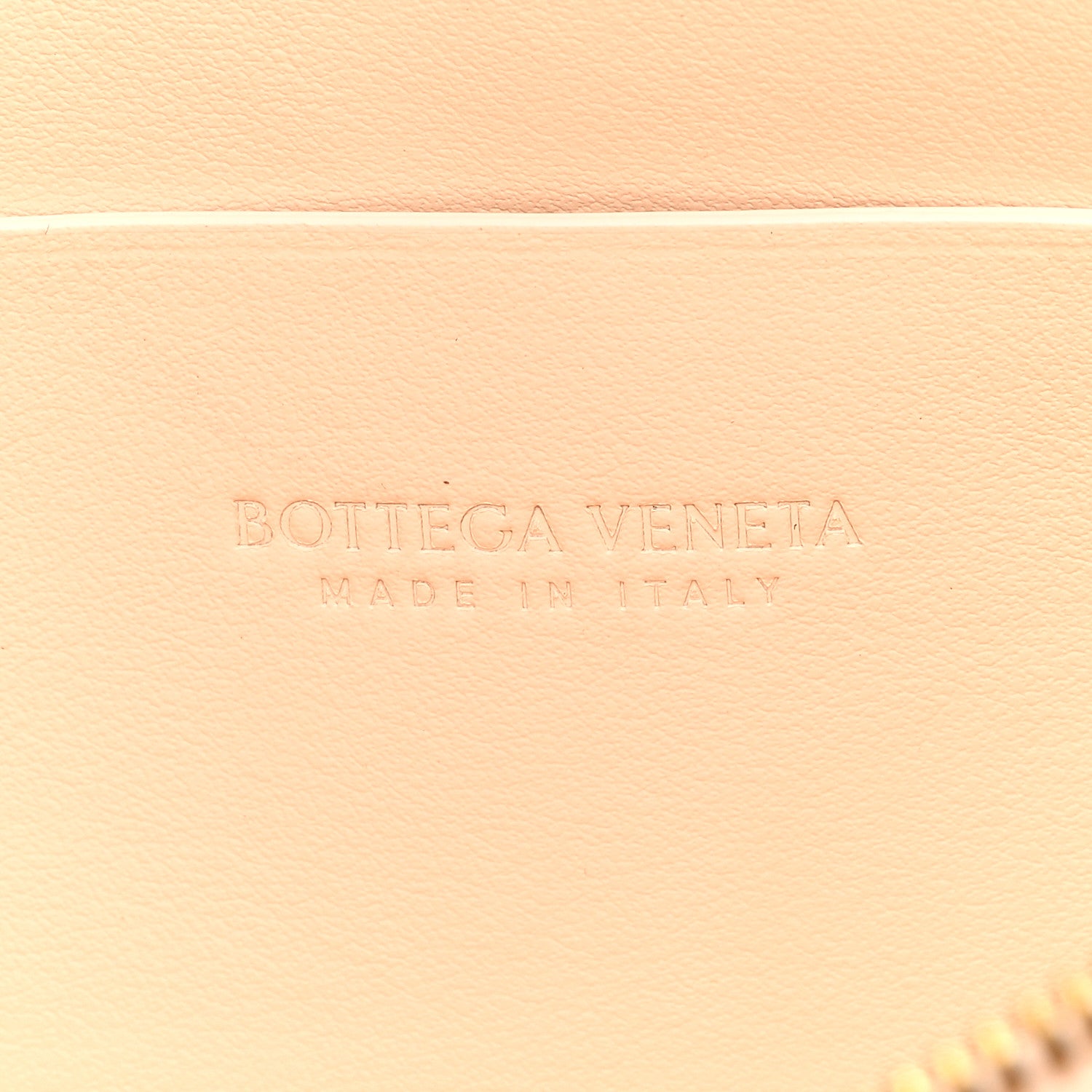 Bottega Veneta Nappa Maxi Intrecciato Small Cassette Flat Zip Pouch Melon Washed 6 of 6