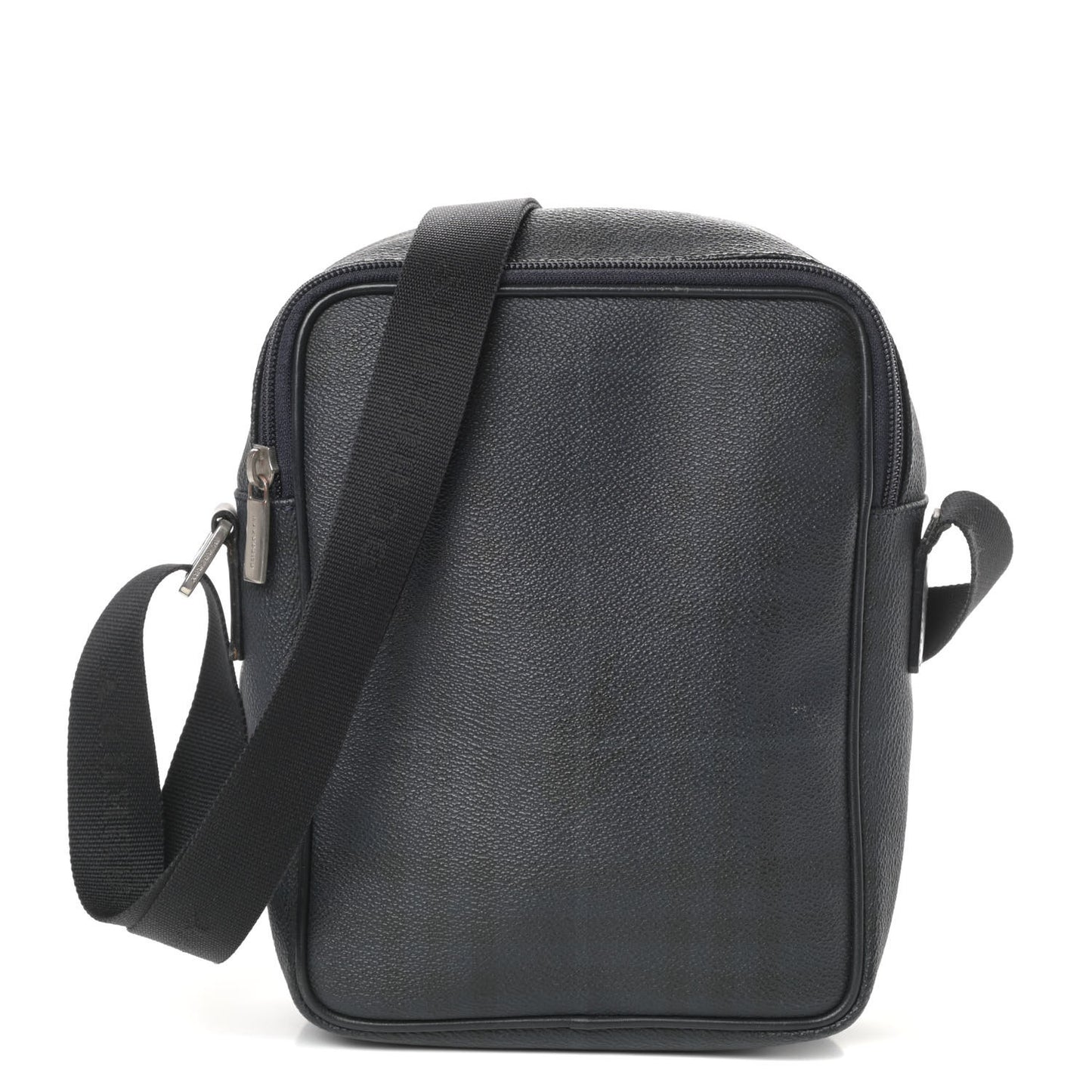London Check Small Messenger Bag Dark Charcoal