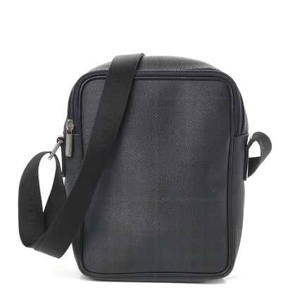 Burberry London Check Small Messenger Bag Dark Charcoal 1 of 8