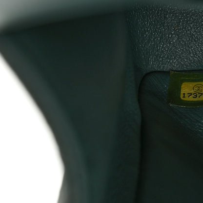 Chanel Iridescent Caviar Quilted Jumbo Double Flap Green 7 of 13